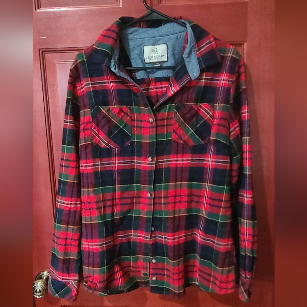 Plaid flannel shirt